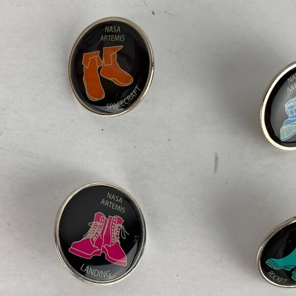 NASA Artemis Astronaut Program Collectible Pins Boots Landing Moon Spacecraft + - Picture 4 of 5